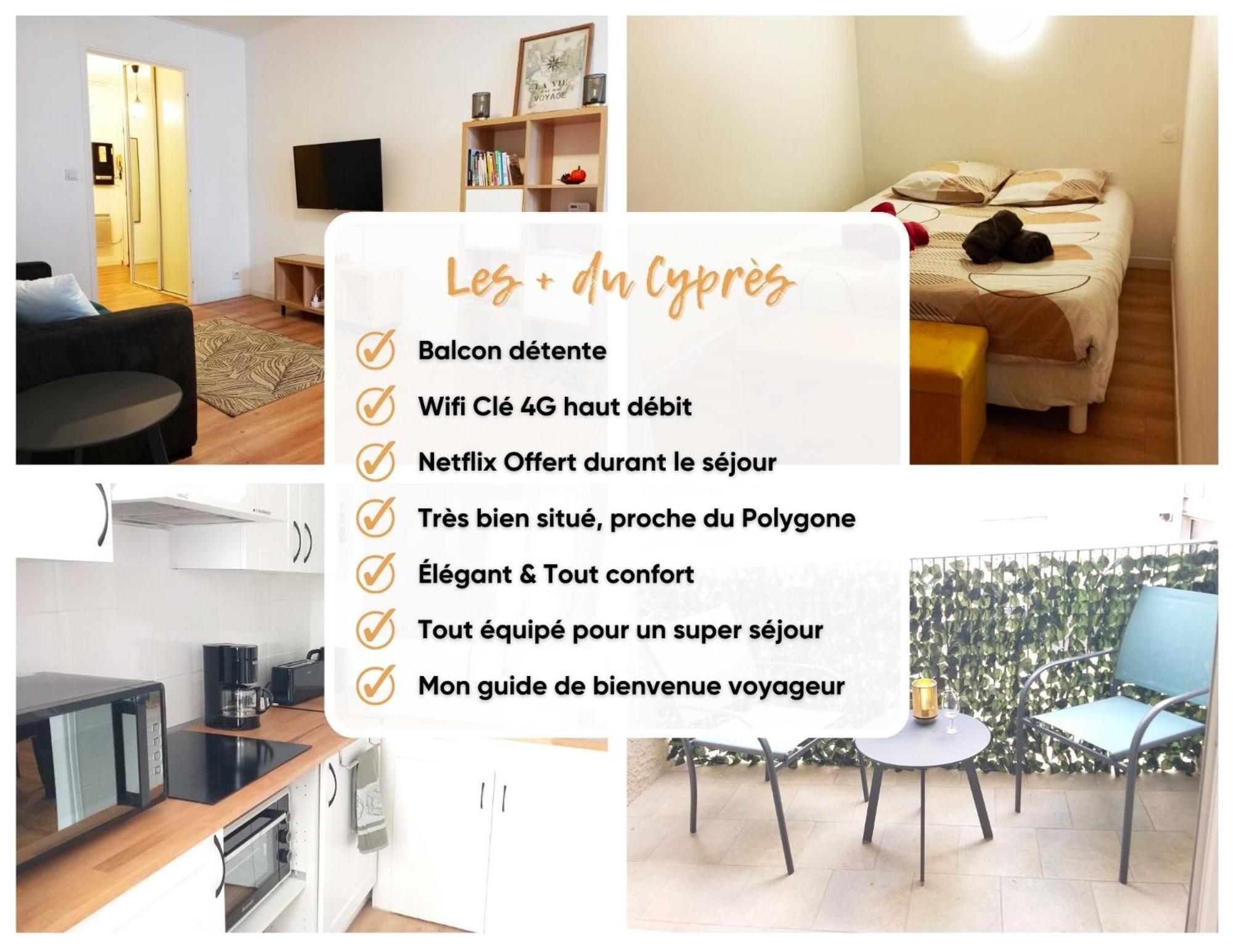 Le Cypres - Appartement Ideal Pour Vos Vacances Ou Vos Deplacements Professionnels A Béziers Eksteriør bilde